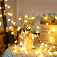 MA1MBB LED Light String Fairy Bubble Ball Festive Garland EU/US  Plug Indoor Christmas Wedding Outdoor Garden Decoration