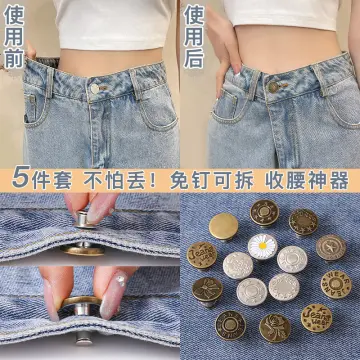 Supply Waist of Trousers Change Small Pin Fixed Clothes Clip Waist Slimming  Artifact Brooch Pants Waist Tightening Adjustment Anti-Unwanted-Exposure  Buckle