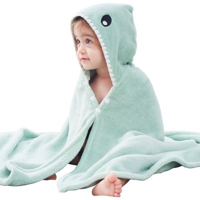 ✻ Baby Cartoon Animal Hooded Bath Towel Soft Super Absorbent Bathrobe Cloth Robe for Boys Girls 40JC