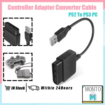 Shop Usb Controller Adapter Converter Cable Cord For Playstation Ps2 To Ps3  with great discounts and prices online - Dec 2023
