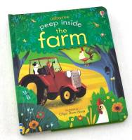 ?"Usborne Peep Inside The Farm" หนังสือเด็ก หนังสือภาษาอังกฤษสำหรับเด็ก