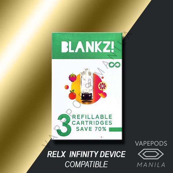 HOT Blankz! Refillable Pods For Relx Infinity Essential Device 3