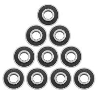 10Pcs 608- Longboard Integrated Bearing Skateboard Wheel Bearing Inline Roller Skate Bearing 8X22X12.6mm