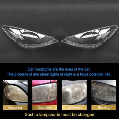 Left Front Headlight Cover Lens Transparent Shell Case Replacement for Peugeot 307 2008-2013 Headlight Housing Lampshade