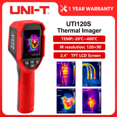 UNI-T UTI120S กล้องถ่ายภาพความร้อน120X90พิกเซลการก่อสร้าง Thermal Imager สำหรับซ่อมเครื่องทำความร้อนหลอดทดสอบ