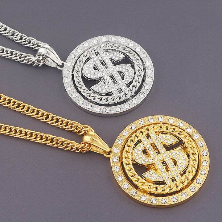 hip-hop-street-dollar-turntable-necklace-rap-hiphop-can-turn-dollar-pendant-vito