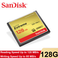 Sandisk CompactFlash 32GB 64GB 128GB Memory Card Extreme CF Card 120MBs 4K &amp; Full HD Video For Canon D300 7D 5DSR Card DSLR