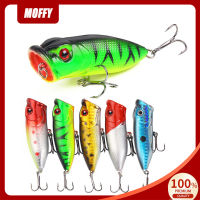 Moffy Fishing Lure Poper 6.5ซม./10G 5สีพลาสติก Wave Climbing Lure ลอยน้ำจำลอง Fake Lure Lure Hard Lure เหยื่อตกปลา