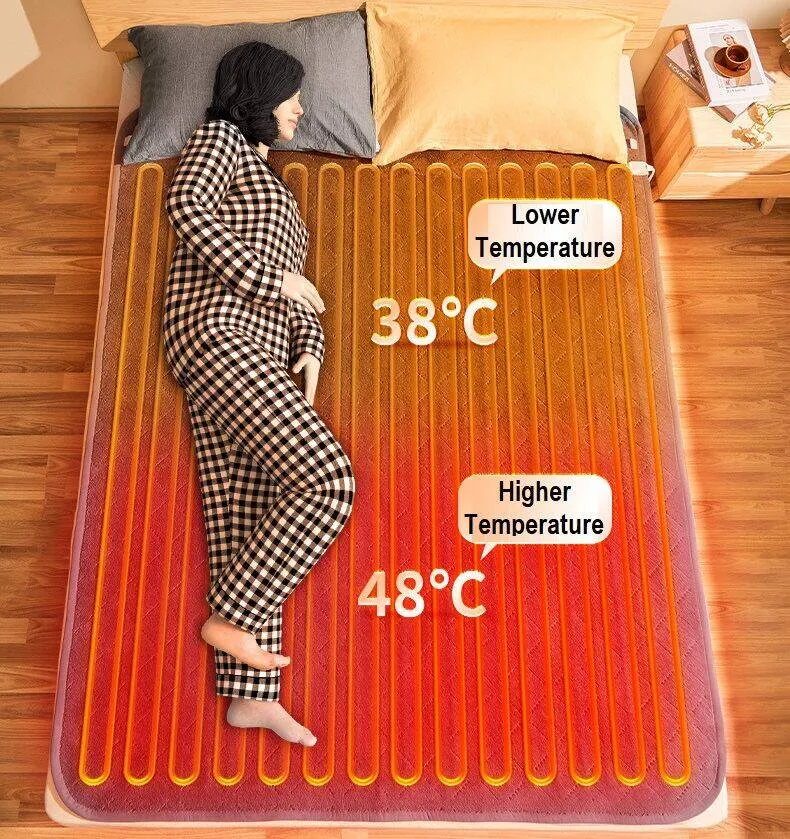 Electric Heating Mattress Pad. 4 Temperature with Timer control. Washable,  Lightweight. Singapore Seller | Lazada Singapore