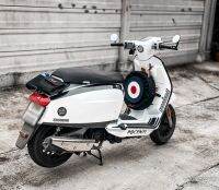 กระเป๋ากันน้ำ Lambretta , Vespa ทรงยางอะไหล่ (ของแท้)​ กันน้ำ100% สีสวย ใส่ของได้เยอะ ติดตั้งกับ แลมเบรตต้า เวสป้า ได้ทุกรุ่น Pocenti Scooters