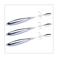 3 Pack Surf Fishing Trolling Lures Vertical Diamond Jigs Mackerel Striper Bluefish Lures