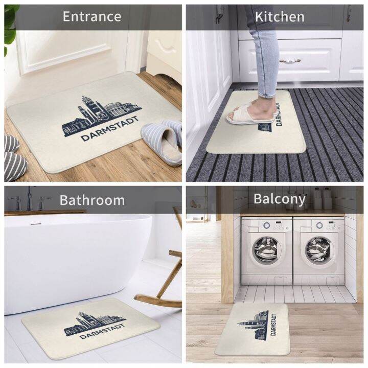 cw-darmstadt-skyline-emblem-doormat-rug-polyester-non-floor-balcony-40x60