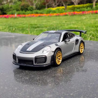 Caipo 1:32 911 GT2 RS Supercar Alloy Car Diecasts &amp; ของเล่นรถรุ่นเสียงและแสงดึงกลับรถของเล่นสำหรับของขวัญเด็ก