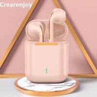 【CW】 Pink J18 TWS Bluetooth-earbuds True Wireless Headset Gaming Earphone HIFI Stereo Headphones Waterproof For Iphone Xiaomi Huawei