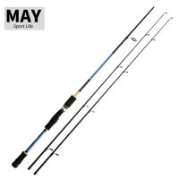 MAV 1.8/2.1/2.4M คาร์บอนเบ็ดตกปลา ML/M เคล็ดลับ Spin Rod Baitcasting คันเบ็ดแบบหมุนเร็วคันเบ็ดตกปลาอุปกรณ์เสริมตกปลา