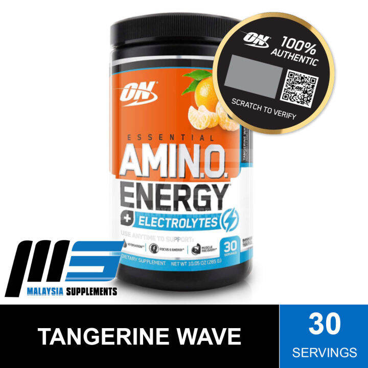 Optimum Nutrition Essential Amino Energy + Electrolytes, 30 Servings