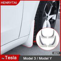 Tesla Mud Flaps Anti-Fouling Splash-Proof อุปกรณ์เสริมสำหรับรุ่น3/รุ่น Y รถด้านหน้าด้านหลังล้อ Mudguards Splash Guards Fender