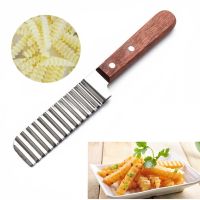 French fries Cutter Stainless steel Potato Cutter Knife Vegetable Wavy cutting Tools Kitchen Gadgets