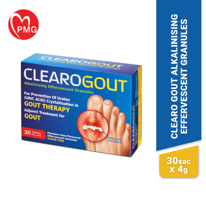 [PMG PHARMACY] Livewell Clearogout 4g 5's sachets UTI / gout problem