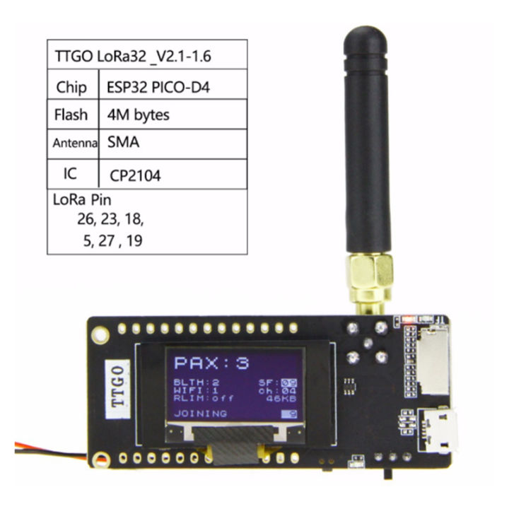 ttgo-lora32-v2-1-esp32-bluetooth-wifi-wireless-module-433mhz-0-96-inch-bluetooth-wifi-wireless-module-sma-ip5306