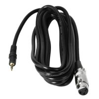 【Thriving】 The Guitar Street 1.6ft/0.5M Mic Cable สายไมโครโฟน XLR Female To TRS Male For Computer Speaker Audio Mixer