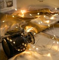 ร้อนกันน้ำ USB String Light ไม่มีแบตเตอรี่ทองแดงลวด Fairy Garland โคมไฟสำหรับคริสต์มาสงานแต่งงาน Halloween Lighting