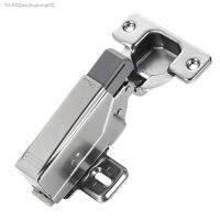 ✒♛℡ Straight Arm Hinge Buffer Damper Wardrobe Cupboard Full Overlay Buffer Hinge Automatically Adjustable Furniture Hinge Parts