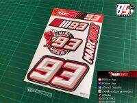 สติ๊กเกอร์ เบอร์93marquez ชุด