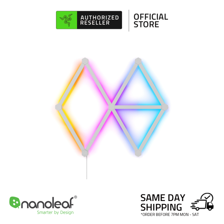 Nanoleaf Lines Light Tube Starter Kit White 9 Pack Lazada