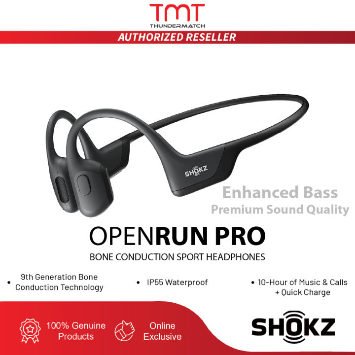 Shokz OpenRun Pro Premium Bone Conduction Open-Ear Sport