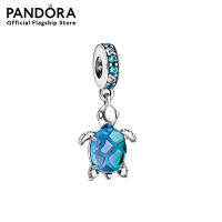 Pandora Murano Glass Sea Turtle Dangle Charm เครื่องประดับ จี้ชาร์ม ชาร์มเงิน ชาร์มสร้อยข้อมือ ชาร์มแพนดอร่า