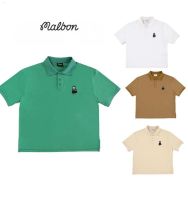 New Malbon Korean Golf Short-Sleeved Womens T-Shirt Polo Shirt Sports Casual Breathable GOLF Clothing Top