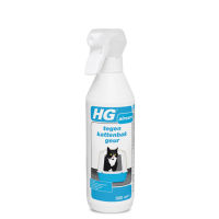 เอชจี สเปรย์ดับกลิ่นกระบะทรายแมว (HG CAT LITTER DEODORIZER) ขนาด 500 มล. - สูตรเฉพาะจากสารสกัดชีวภาพ ไม่มีกลิ่น ไม่เป็นอันตรายต่อคนและสัตว์