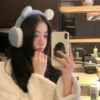 ADEDEFG กลางแจ้ง อินเทรนด์ หูแมว กันลม หูหมี สำหรับเด็กผู้หญิง ผู้หญิง Earmuffs Earlap Plush เกาหลี ที่ครอบหูฤดูหนาว ที่คาดผมอุ่น