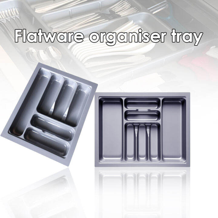 Cutlery Organiser Tray Spoon And Fork Organizer Drawer Storage Rack For