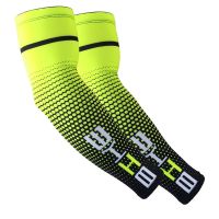 1 Pair Cycling Arm Sleeve For Basketball Running Bicycle Arm Warmers Camping Sports Sun Protection UV Fingerless Cove