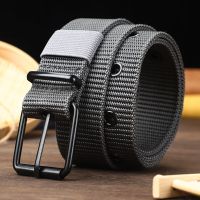 【HOT】 Men Belts Canvas Webbing Tactical Fashion Designer Jeans