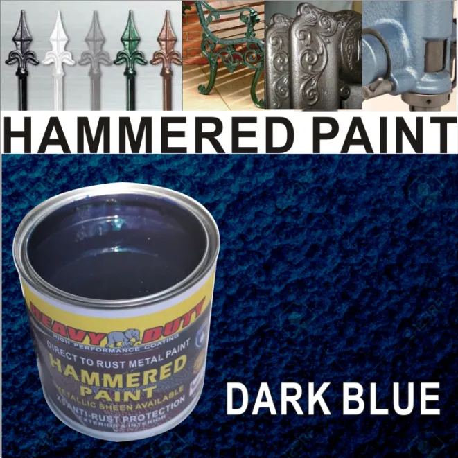 DARK BLUE 5L ( 5LITER ) HAMMERED PAINT ( METALLIC PAINT HEAVY DUTY