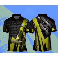 2023 NEW Style EAGLES SHOOTING YELLOW POLO SHIRT，Can be customization