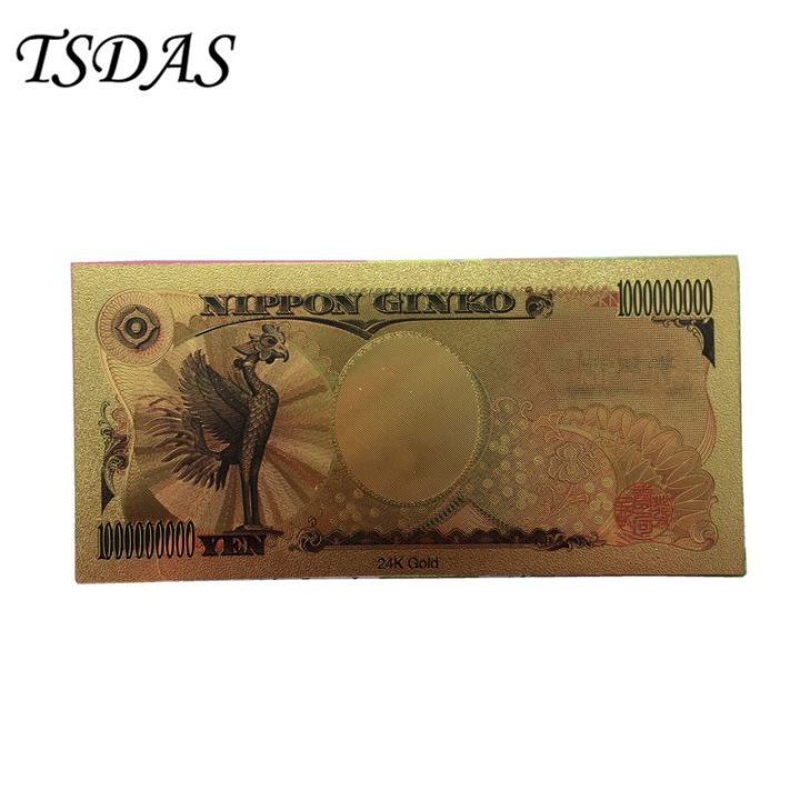 ธนบัตรจากญี่ปุ่นลดราคาธนบัตร10ชิ้น-ล็อตธนบัตรทองปกติ10000เยนสำหรับของตกแต่งบ้าน