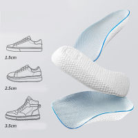 1Pair Arch Support Increase Height Insoles Light Weight Soft Elastic Lift for Men Women Shoes Pads 1.5CM 2.5CM 3.5CM Heighten