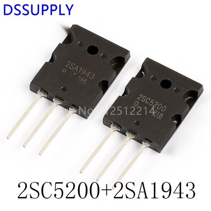 6PCS Original 2SC5200 C5200 5200 Transistor TO-3P 2SA1943 A1943 2SC5858 ...