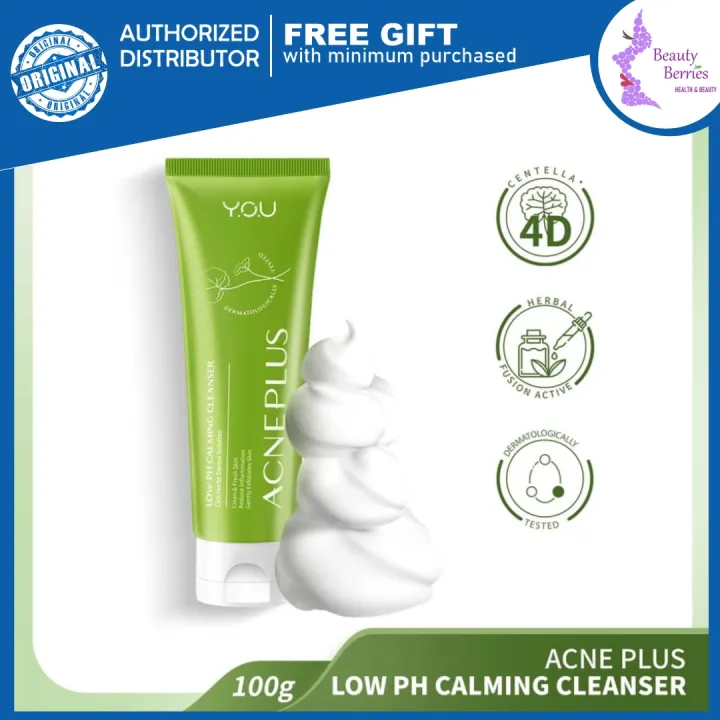 YOU Acne Plus Low Ph Calming Cleanser Acne Remover Facial Foam