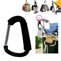 Baby Mutiple Stroller Accessories Hook Stroller Organizer Shopping Hooks Pram Hanger For Baby Car Buggy Accessoire Supermarket Shopping Hook Big Carabiner 14X8CM