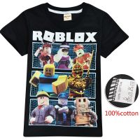 roblox เสื้อยืดแขนสั้นสําหรับเด็ก