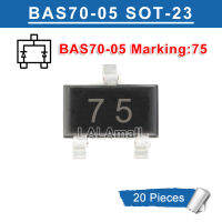 20pcs BAS70 BAS70-04 BAS70-05 BAS70-06 SOT-23 SOT23-3 Marking 73 73W 74 74W 75 75W 76 76W SOT23 70V/70mA Schottky Diode new original