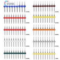 [A Practical]เวิร์น10ชิ้น0.1-1มม. การพิมพ์แผงวงจรดอกสว่านคาร์ไบด์ PCB เครื่องมือไมโคร