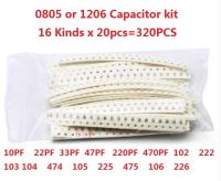 0805 1206 SMD Ceramic Capacitor Kit 10PF To 22UF 16values*20pcs=320pcs 102 222 103 104 474 105 225 475 106 22/33/47/220/470PF Electrical Circuitry Par