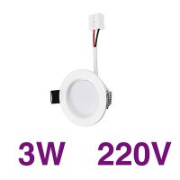 【♘COD Free Cas♘】 YISFF SHOP ไฟดาวน์ไลท์ Led 20W 18W 15W 12W 9W 7W 5W 3วัตต์ปรับมุม Ac220v Led เพดานห้องนอนห้องครัวสปอตไลท์ไฟ Led (สีขาว)