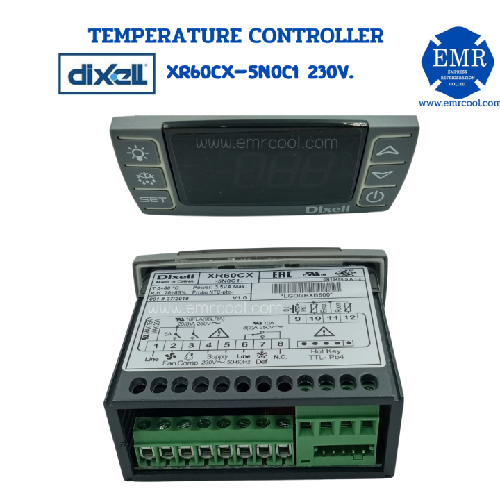 dixell-ดิคเซลล์-temperature-controller-xr60cx-5n0c1-ไฟ-230v